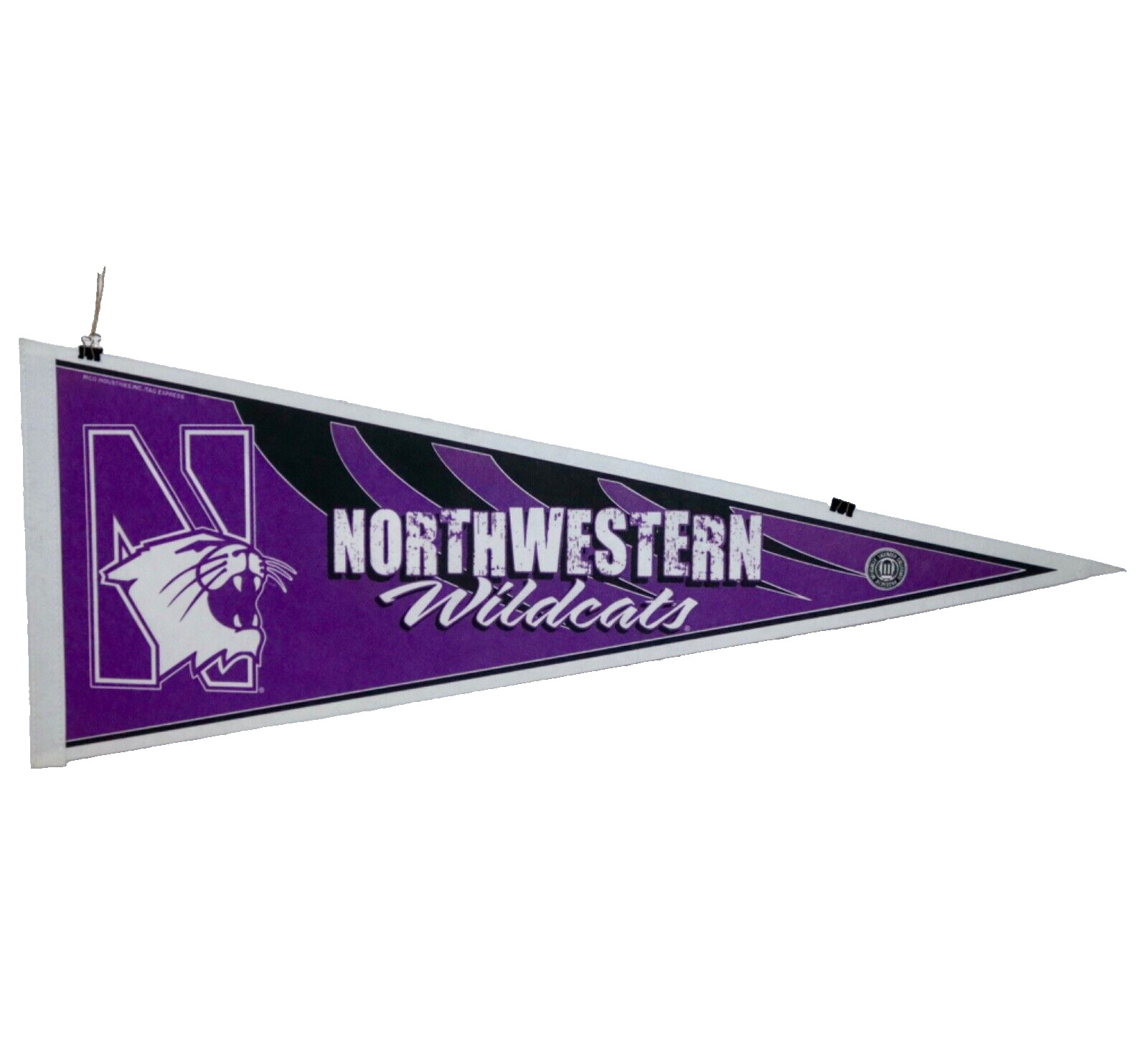 Northwestern ~ Wildcats ~ Felt Pennant Rico Industries 29 3/4”