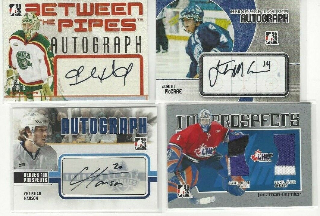 2007-08 ITG Heroes and Prospects Autographs #AJMC Justin McCrae