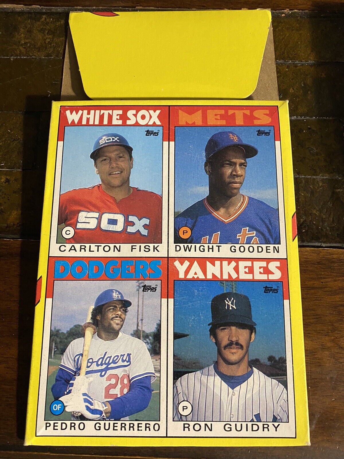 1986 Topps Baseball Cards Uncut  Complete Empty Box