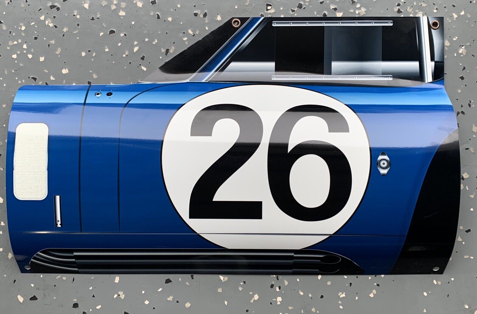 Curved 1965 Shelby Cobra Daytona Champion Coupe Vintage Style Sign