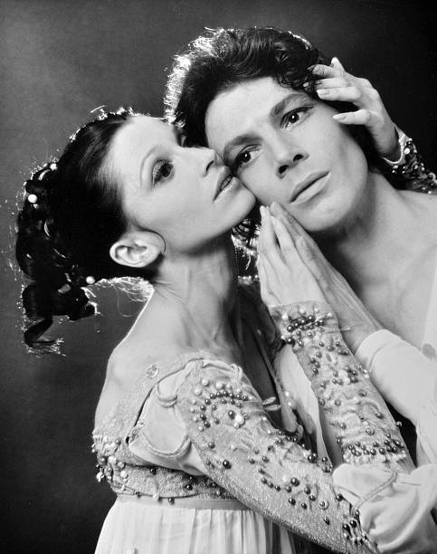 ballet dancers Birgit Keil and Vladimir Klos as they perform in an- Old Photo