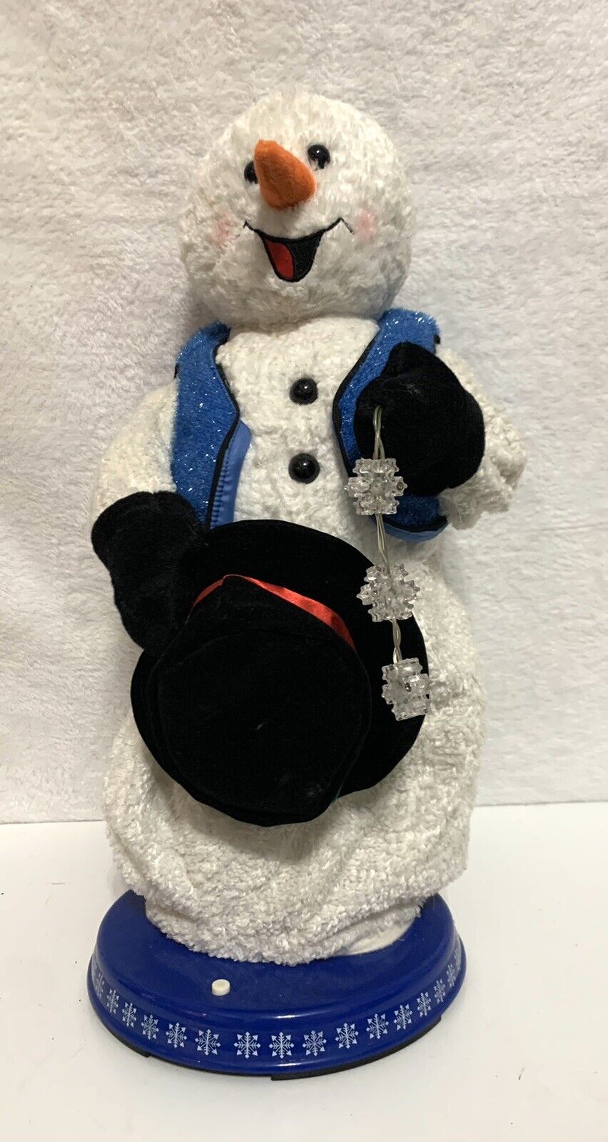 Vintage Gemmy Snowflake Snowman Animated Singing Dancing Snow Miser