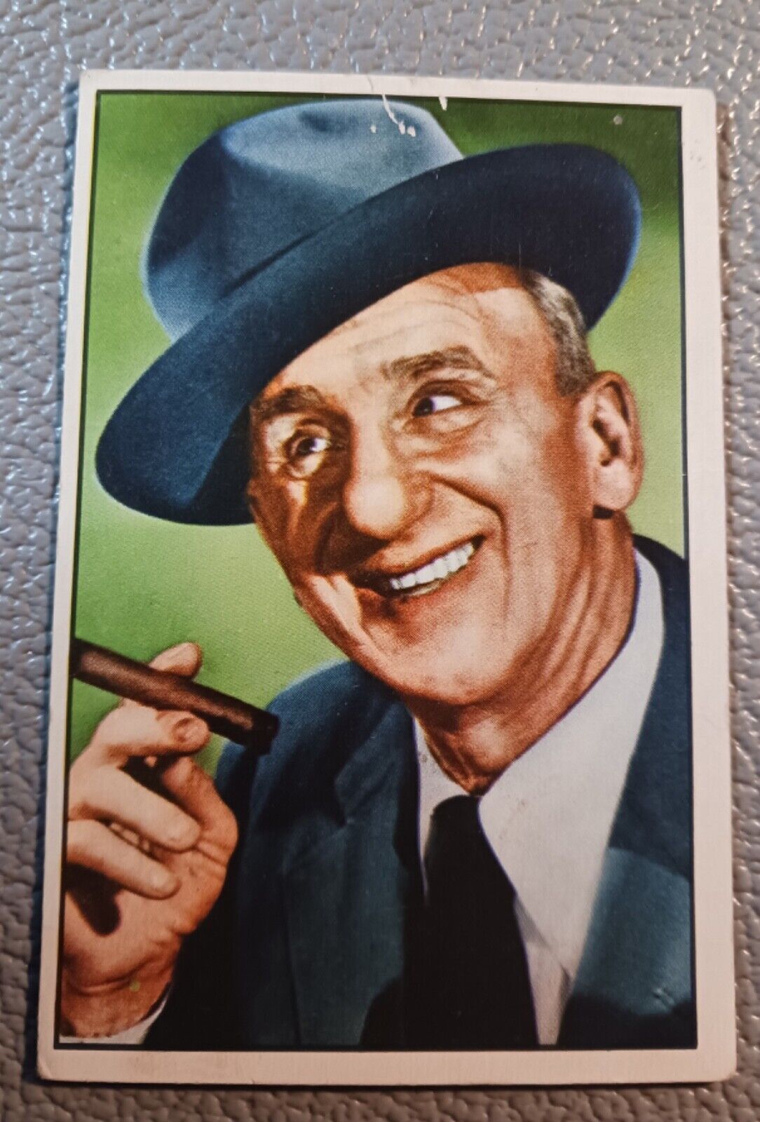 1952 Bowman #9 JIMMY DURANTE TV and Radio Stars of NBC (pencil back) Ship is $1
