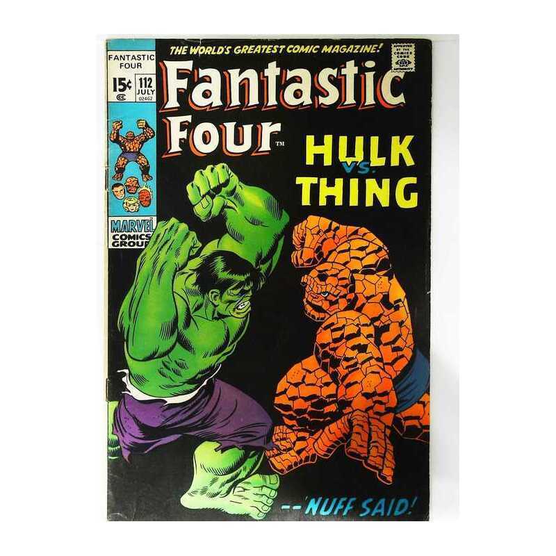 Fantastic Four (1961 series) #112 in Fine minus condition. Marvel comics [i|