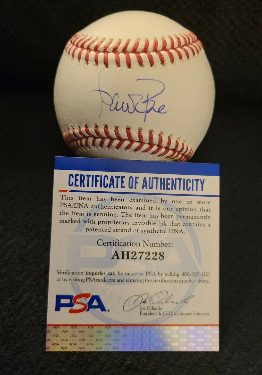 AARON BOONE SIGNED OFFICIAL ML BASEBALL NY YANKEES MANAGER PSA/DNA AUTH AH27228