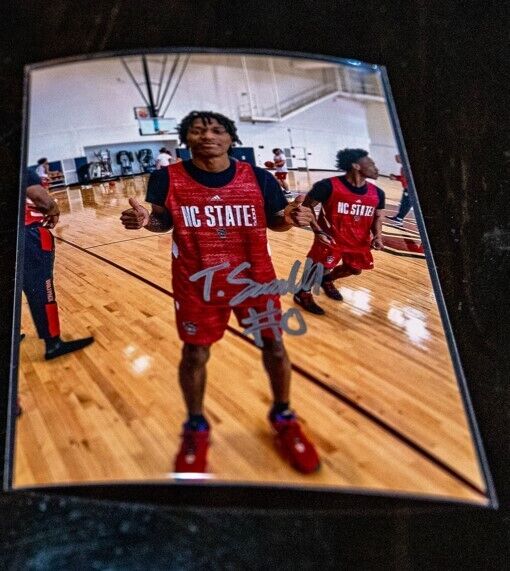 Terquavion Smith Autographed Photo - NC State Wolfpack - 100% Authentic 