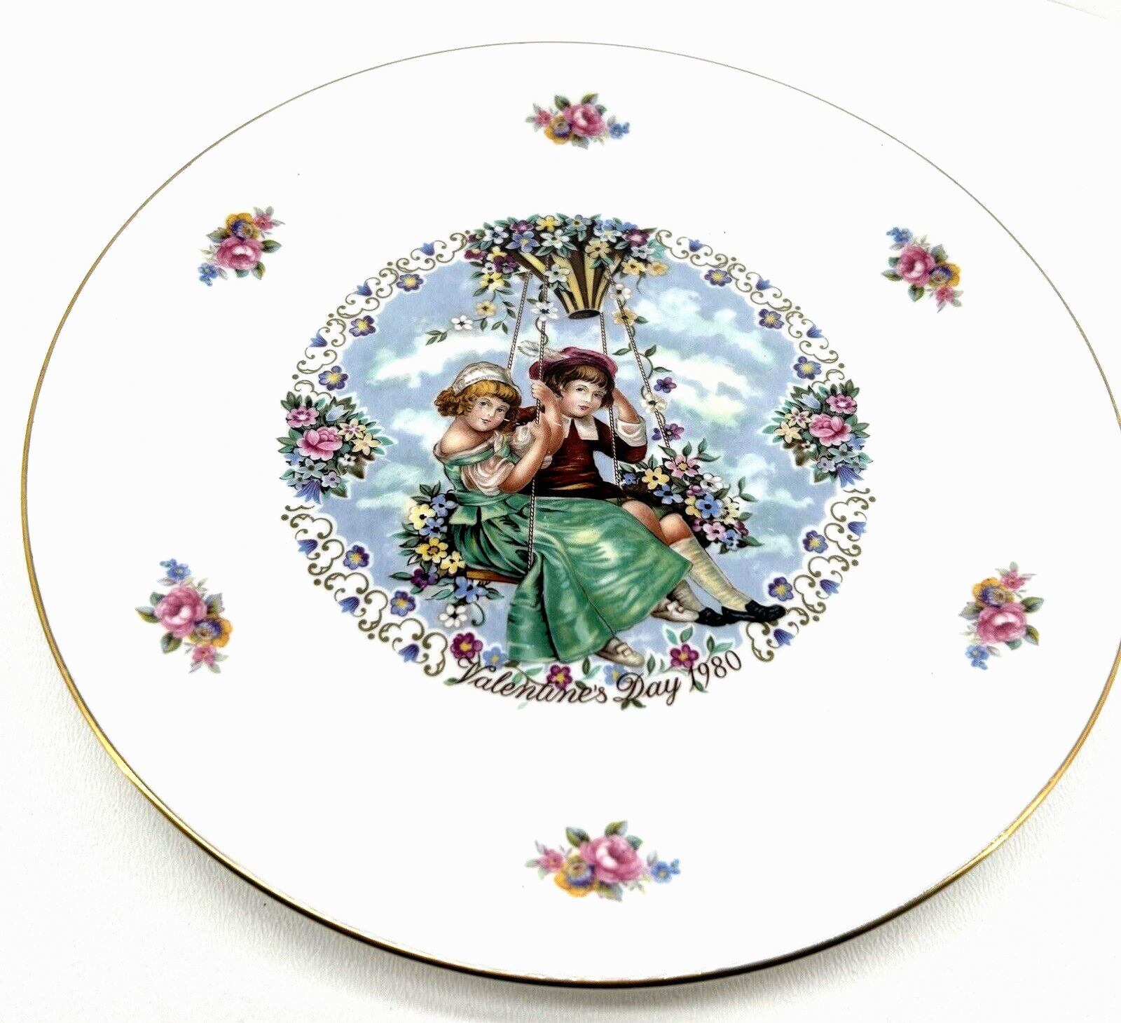 Vintage Royal Doulton Decorative Plate 1979-80 Valentine Poem Porcelain