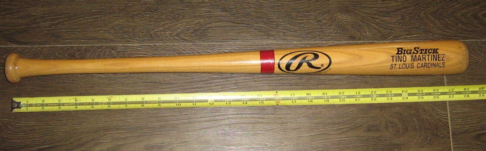 Rawlings Tino Martinez Big Stick 27” Baseball Bat Promotional Hand Out