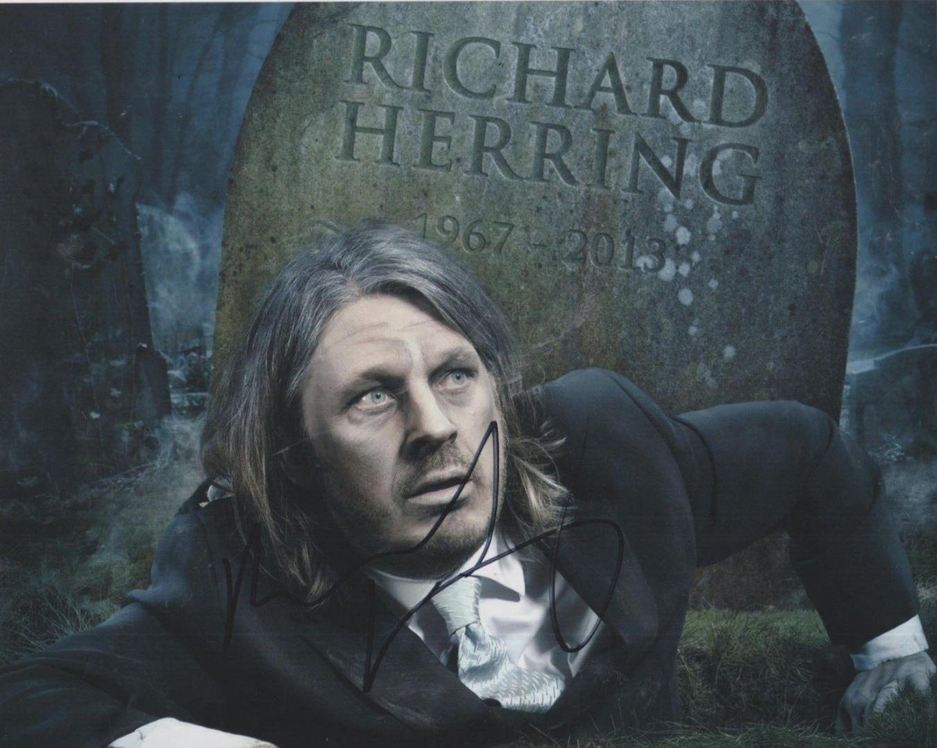 Richard Herring   **HAND SIGNED**   8x10 photo  ~  AUTOGRAPHED