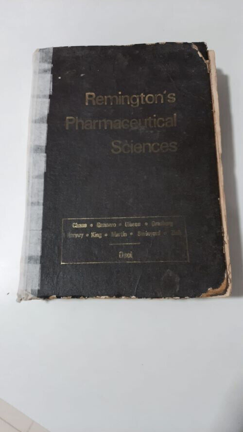 Remington’s Pharmaceutical Sciences 13th Edition 1965 Illustrated Hardcover-Book