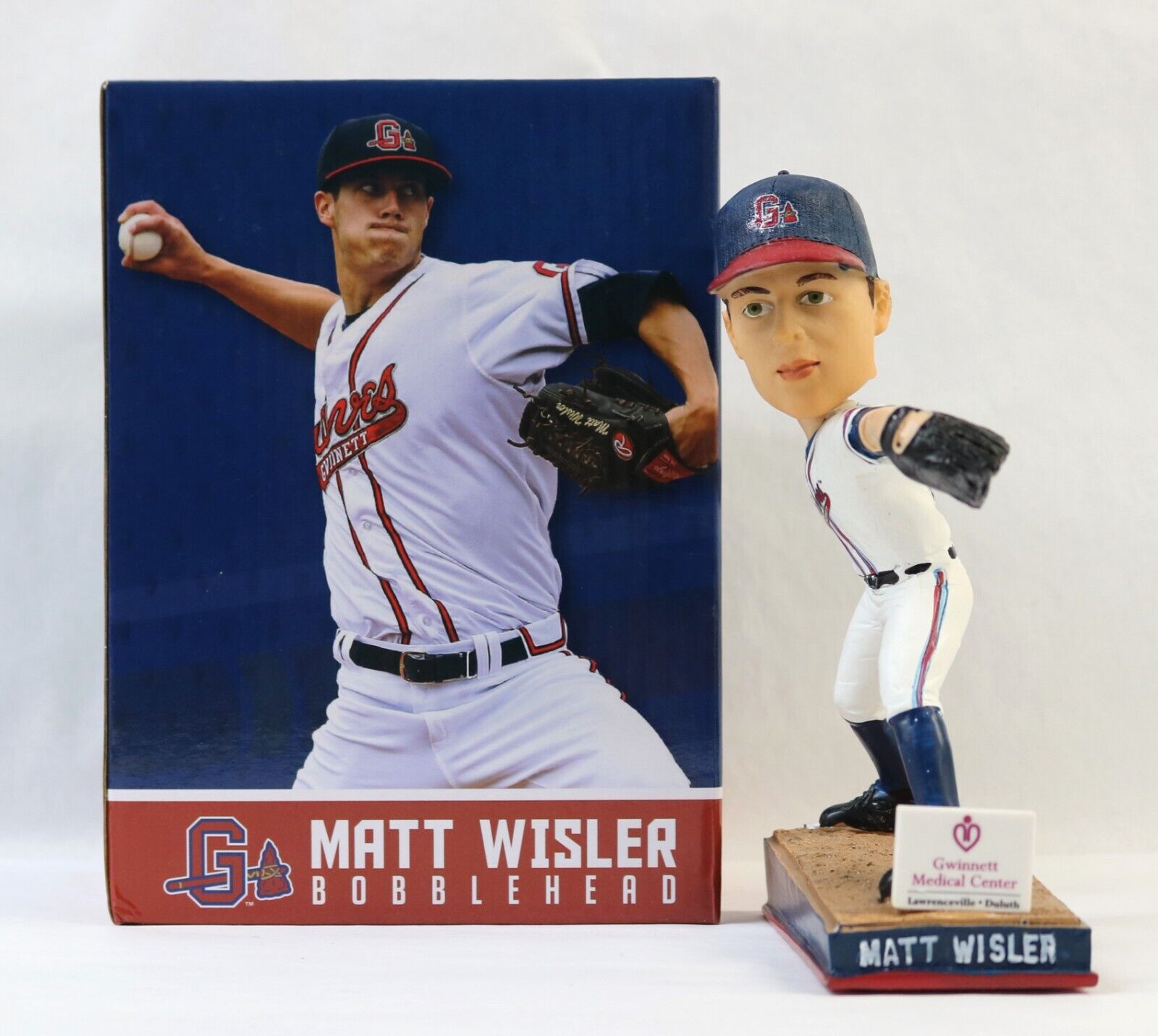 2015 Gwinnett Braves Atlanta Pitcher ▪ Matt Wisler ▪ BobbleHead ▪ Includes Box