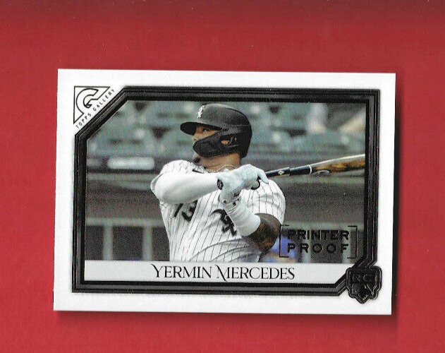 2021 Topps Baseball Gallery Insert Printer Proof Yermin Mercedes RC Card #17