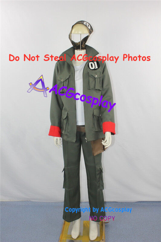 Katekyo Hitman Reborn Colonello Cosplay Costume acgcosplay include headgear