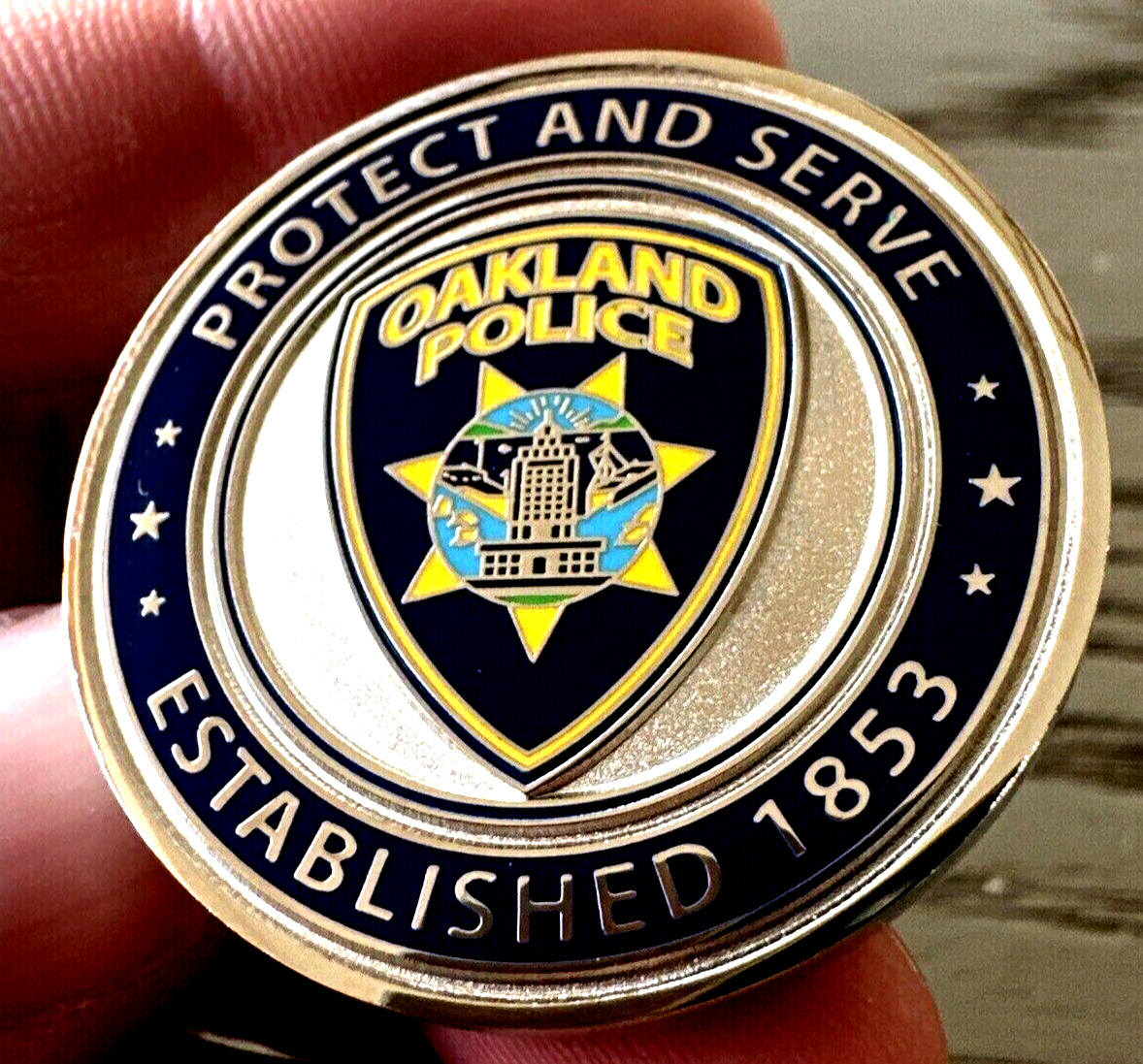 Vintage RARE Original Oakland Police Department Challenge Coin a Must Add LEO