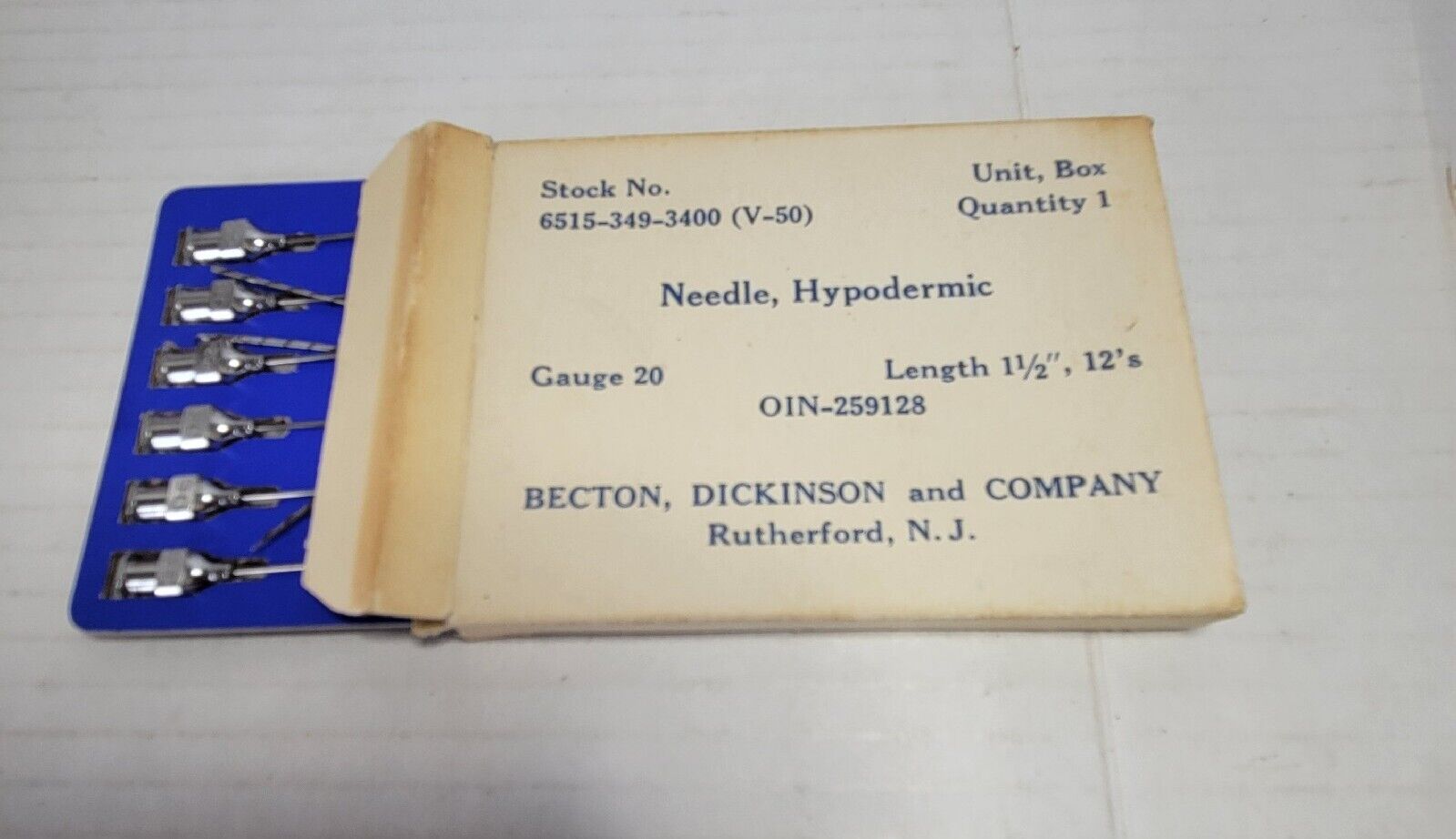 Vintage Hypo Original Box Set Of 12 