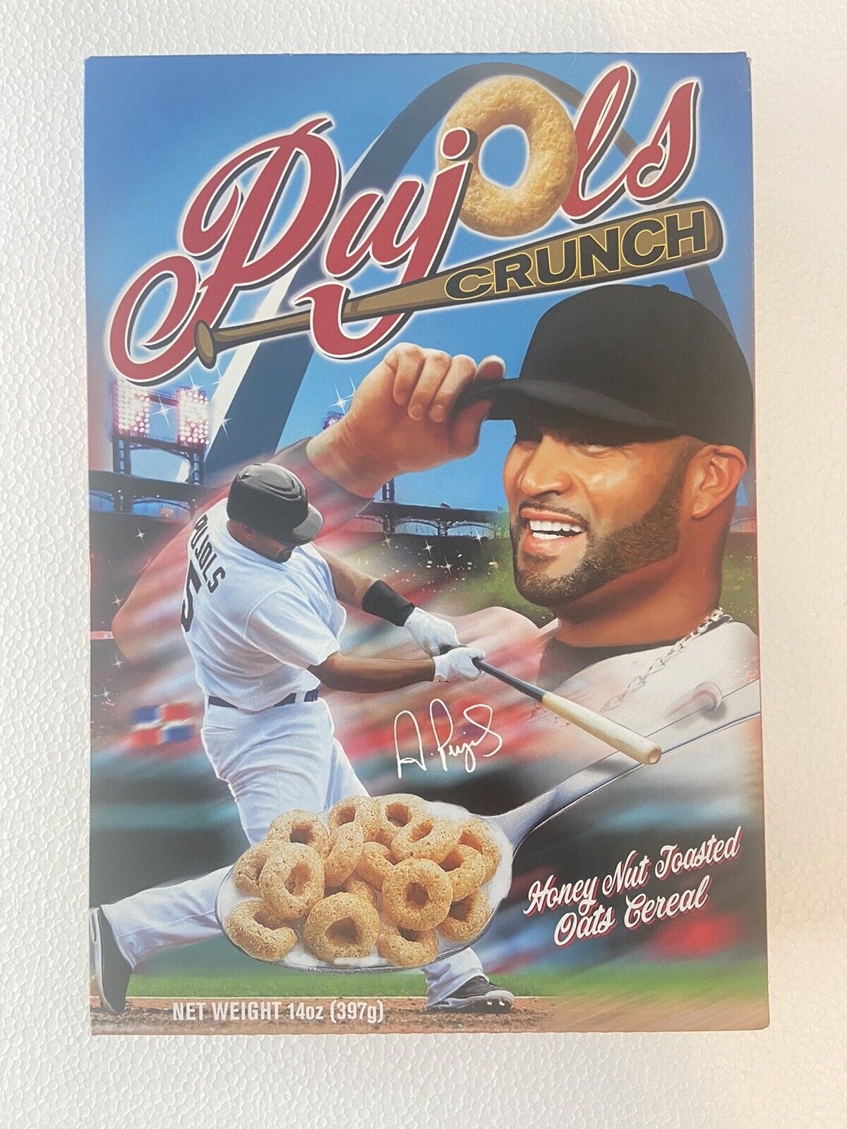 ALBERT PUJOLS NEW PUJOLS Crunch Cereal STL Cardinals Dodgers Angels Ltd Edition