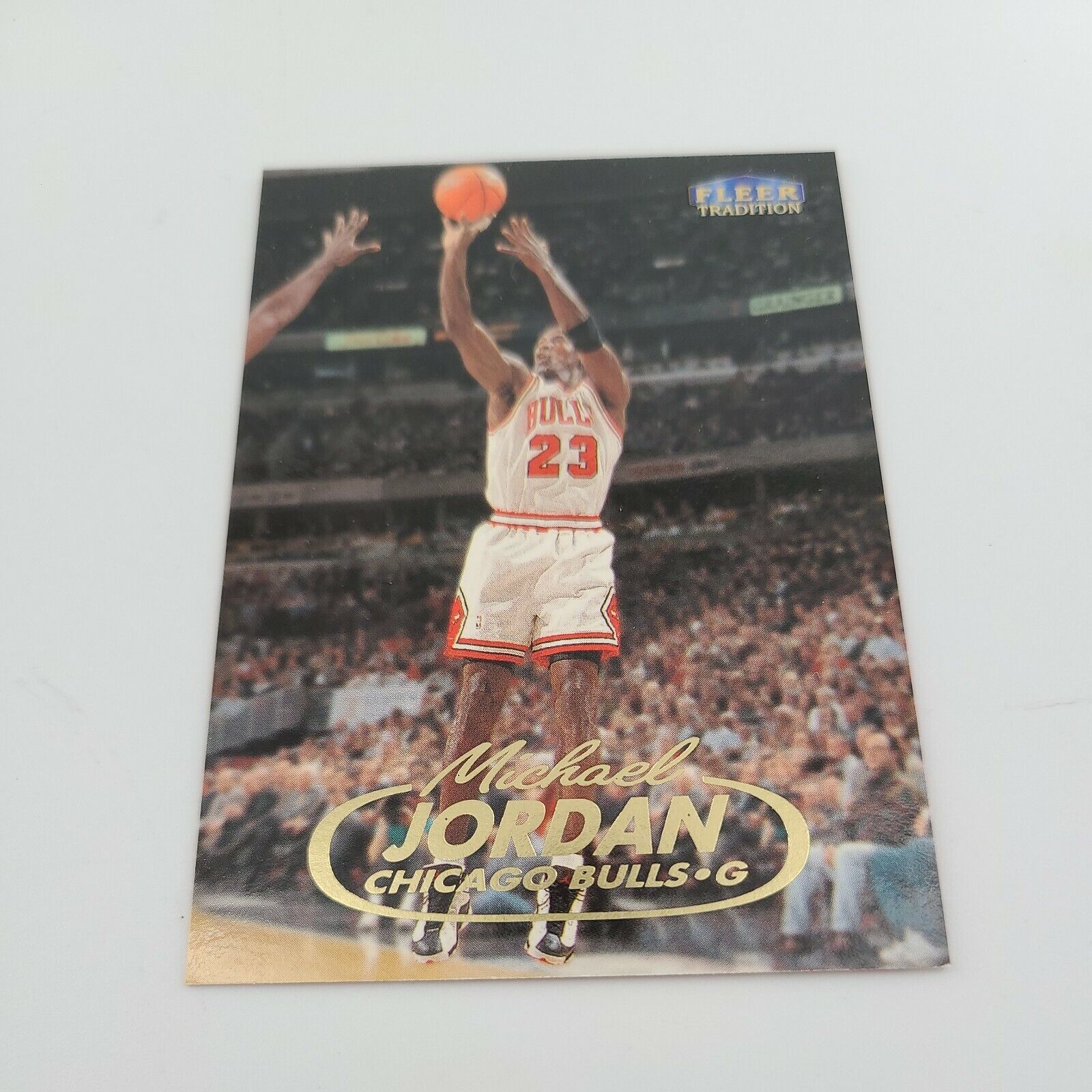 1998 Fleer Michael Jordan #23 Chicago Bulls Basketball Card Fleer Traditions