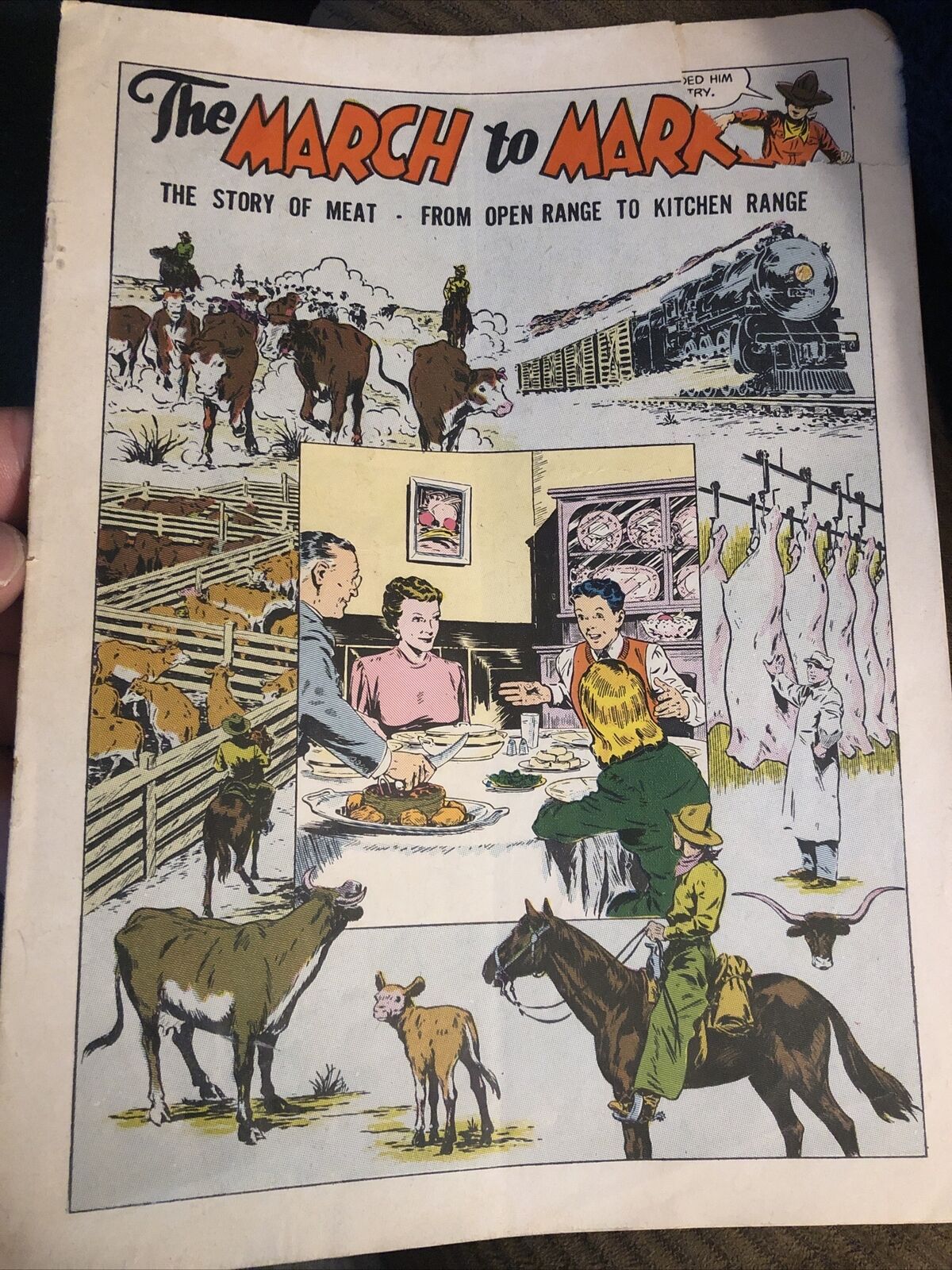 Vintage Comic Promo, The March To Market, Swift And Company General Comics c1948