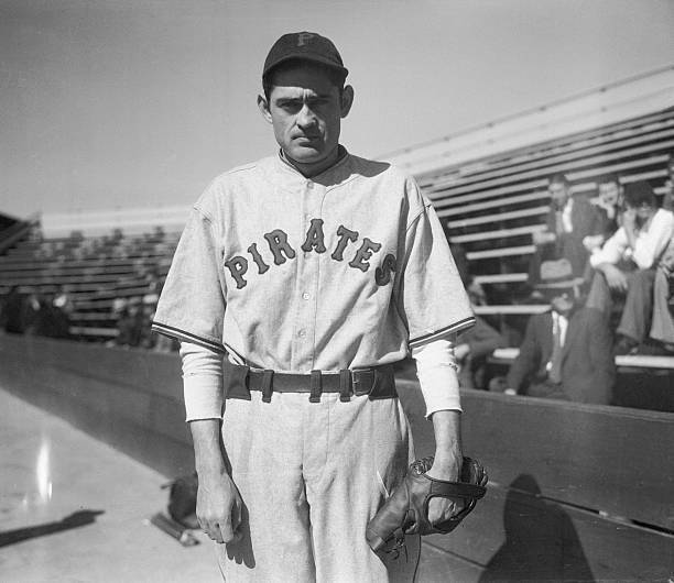 Baseball Player Guy Bush Posing Near Stands 1935 Old Photo