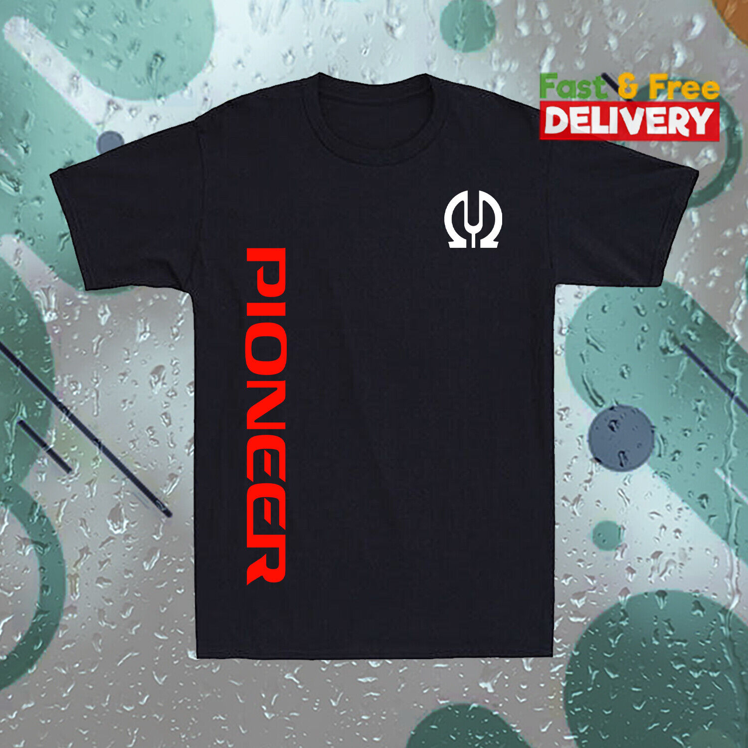 Pioneer Logo T-shirt USA Size S-5XL