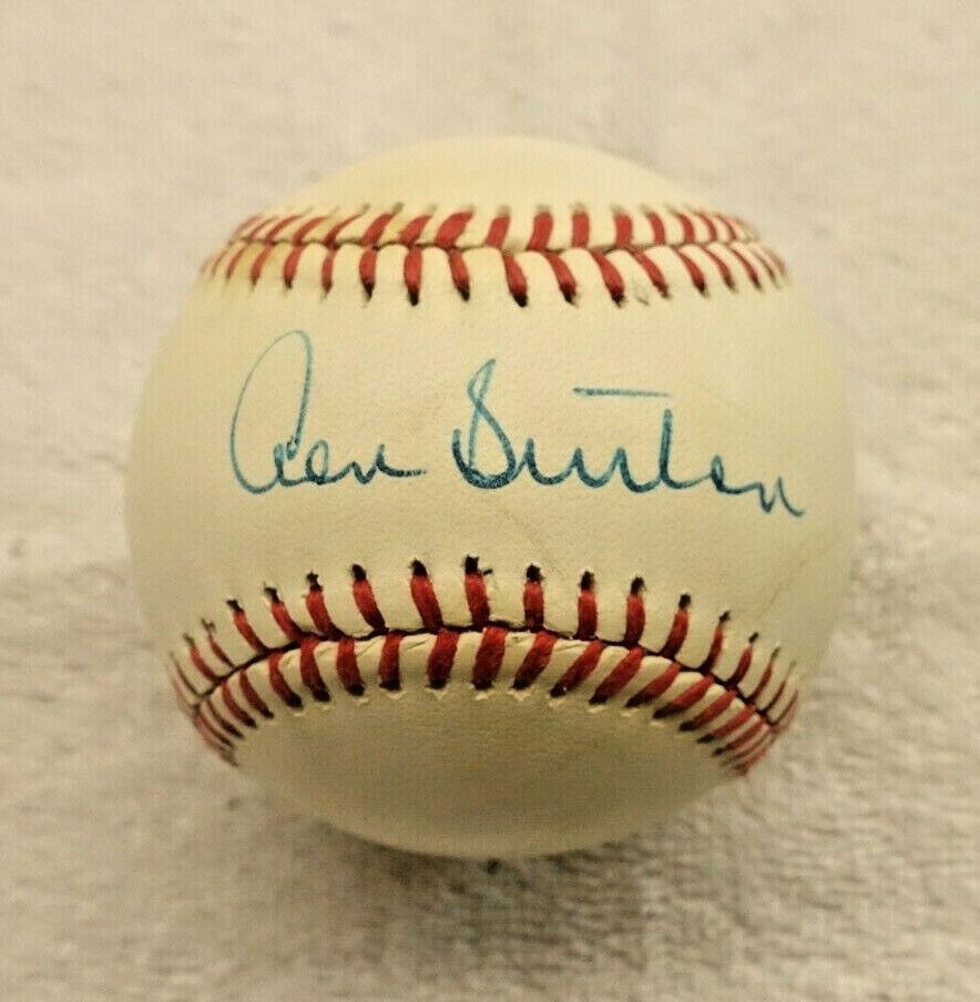 DON SUTTON SIGNED BALL LOS ANGELES DODGERS COA 