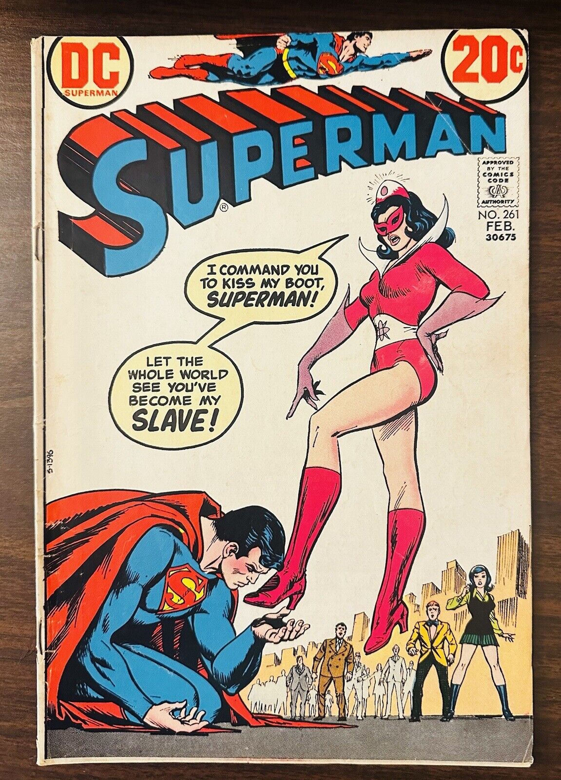 SUPERMAN 261 5.5 STAR SAPPHIRE Dominatrix Slave Nick Cardy 1973 DC Key Issue