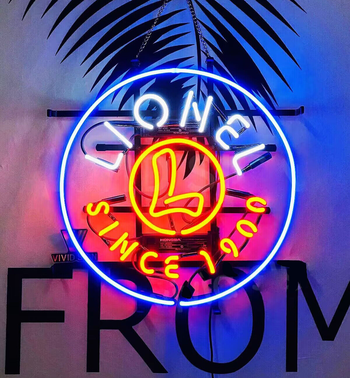 Lionel Since 1900 Neon Sign Beer Bar Pub Store Wall Decor 18x18