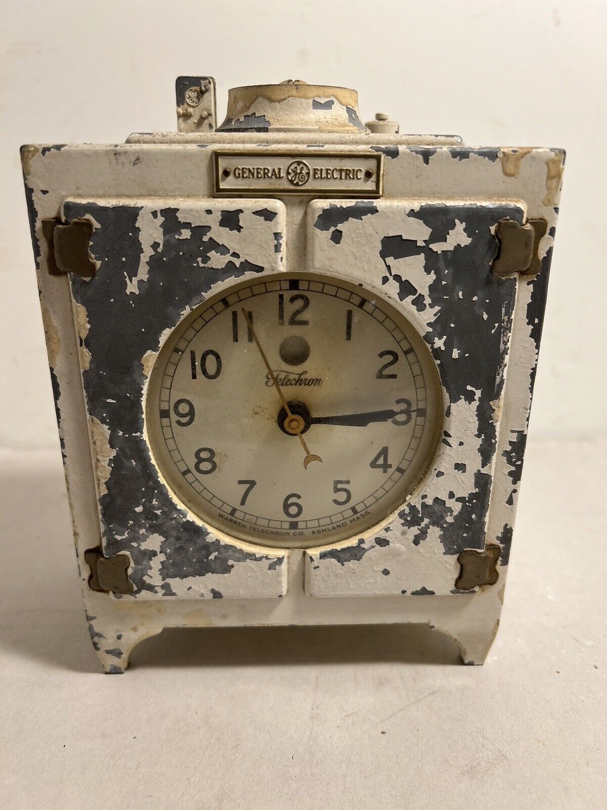 Rare 1930s Vintage Telechron General Electric Rare Refrigerator Clock