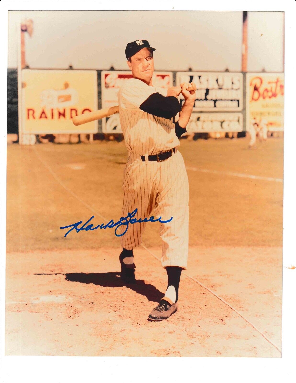 Hank Bauer Signed Autograph 8x10 Photo New York Yankees
