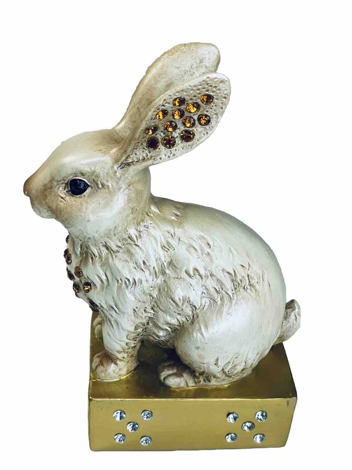 Seymour Mann Blinged Out Bunny Rabbit Figurine