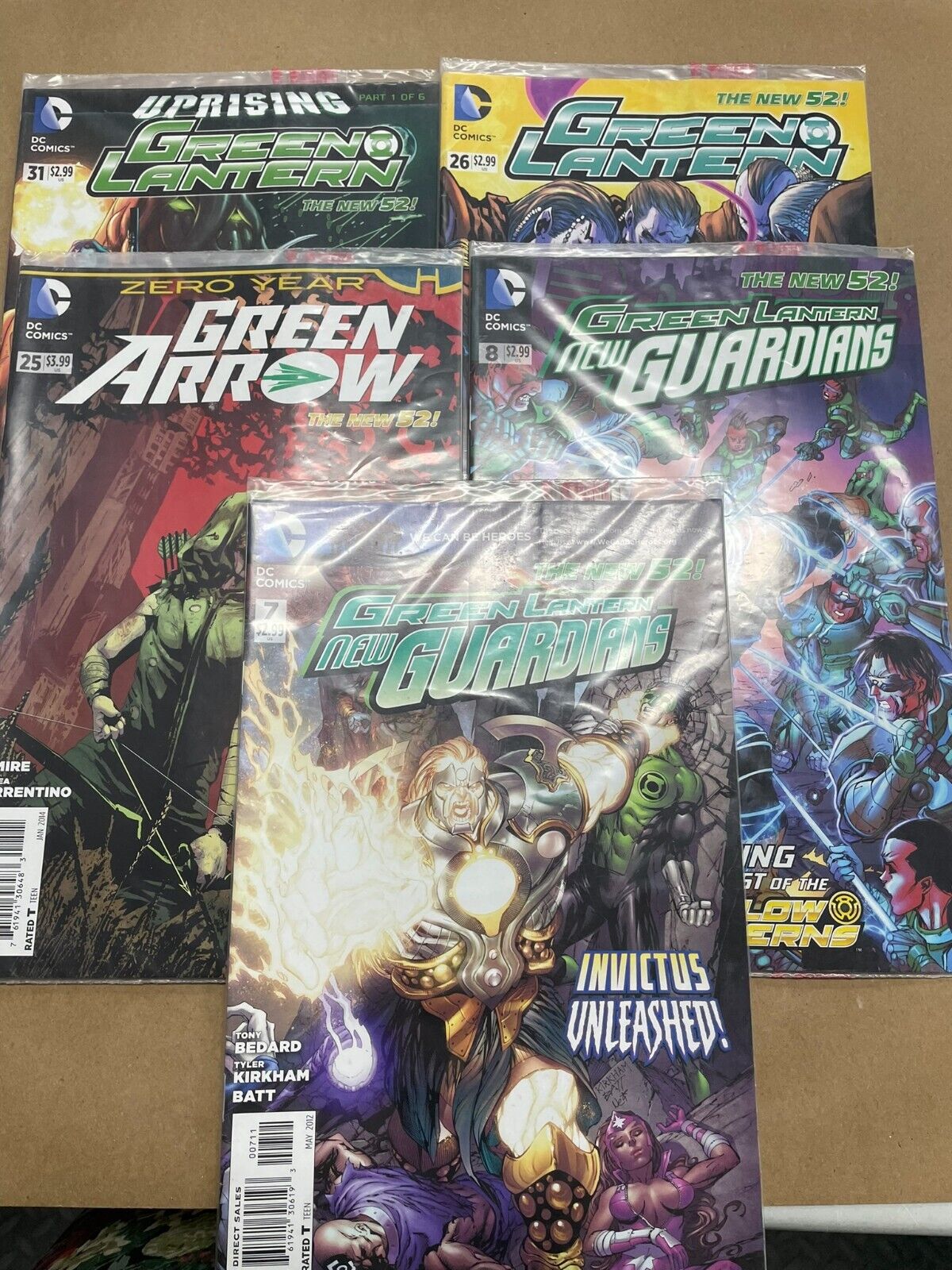 Green Lantern #7, 8, 25, 26, 31  (DC Comics)