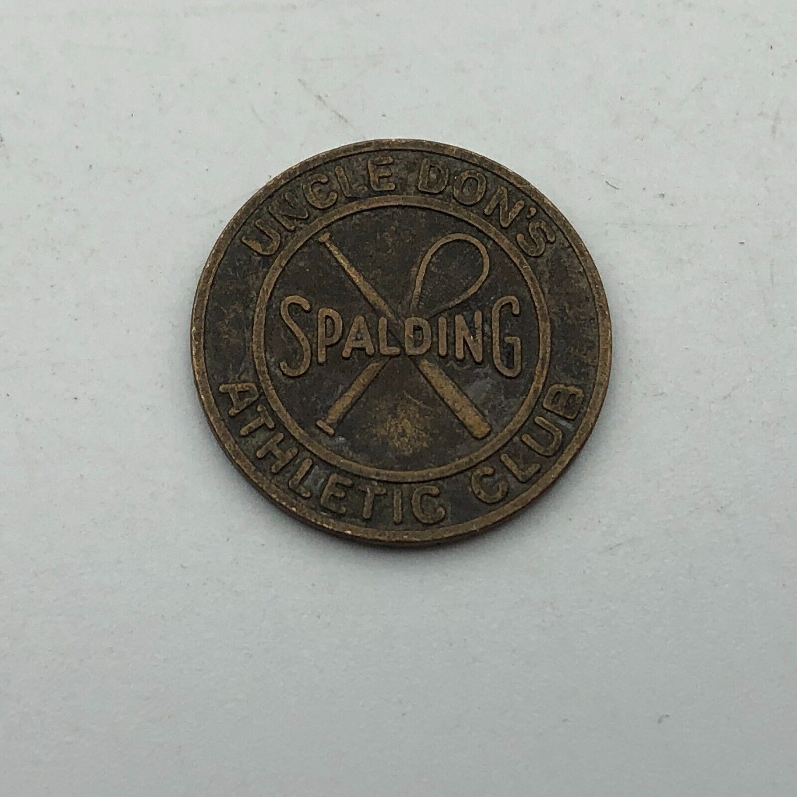 Spalding Uncle Dons Athletic Club Broken Pin? Medallion Bastian Vintage Antique