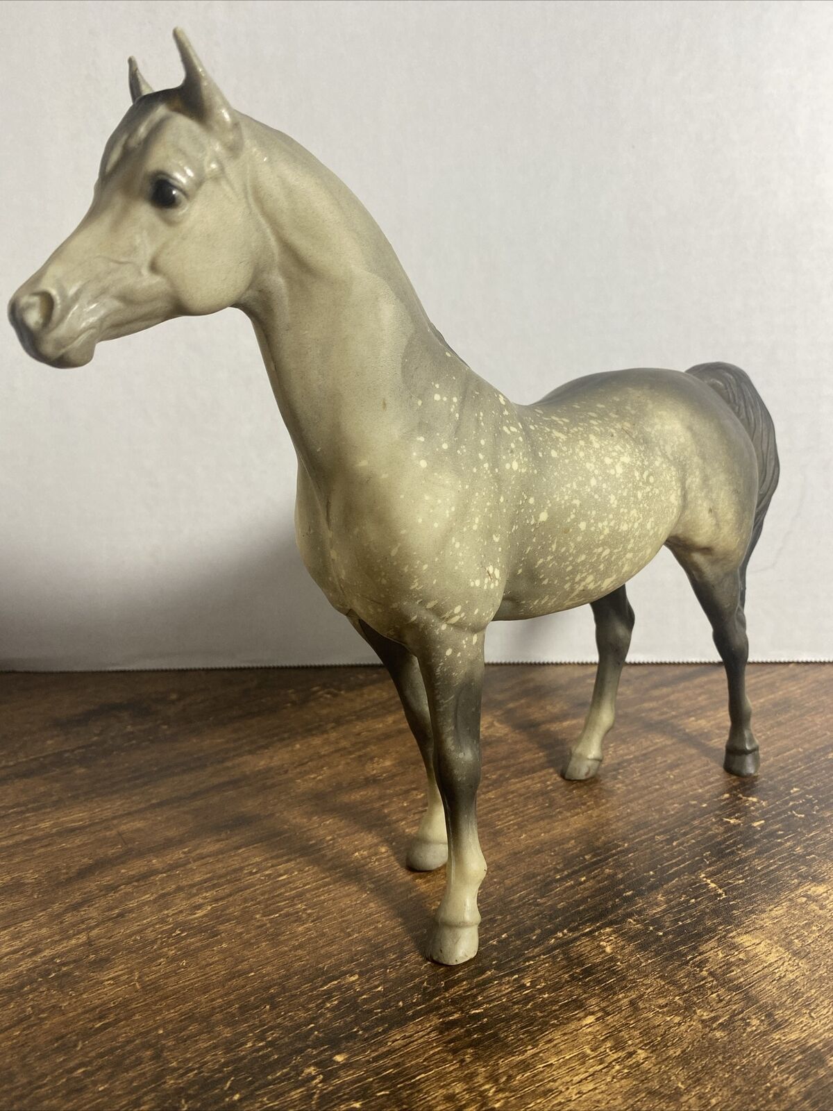 Vintage Breyer Horse #215 WILD Semigloss Version Dapple Grey Proud Arabian Mare