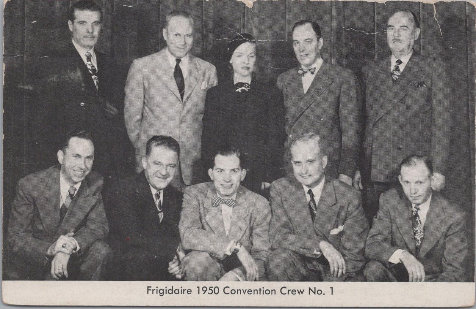 Advertising Postcard Frigidaire 1950 Convention Crew No 1 1950
