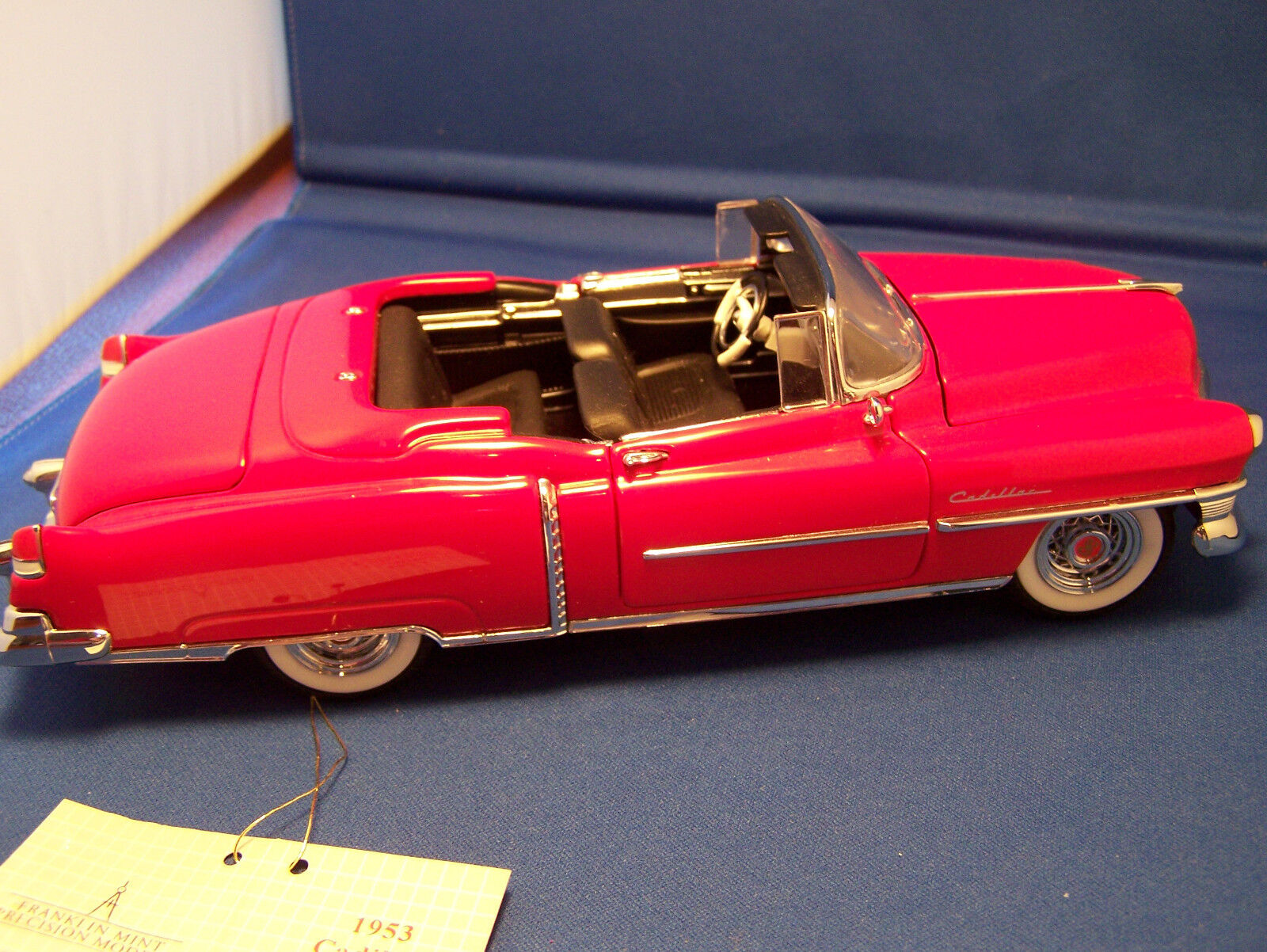 FRANKLIN MINT 1953  RED CADILLAC ELDORADO CONVERTIBLE MINT IN THE BOX LIMITED  