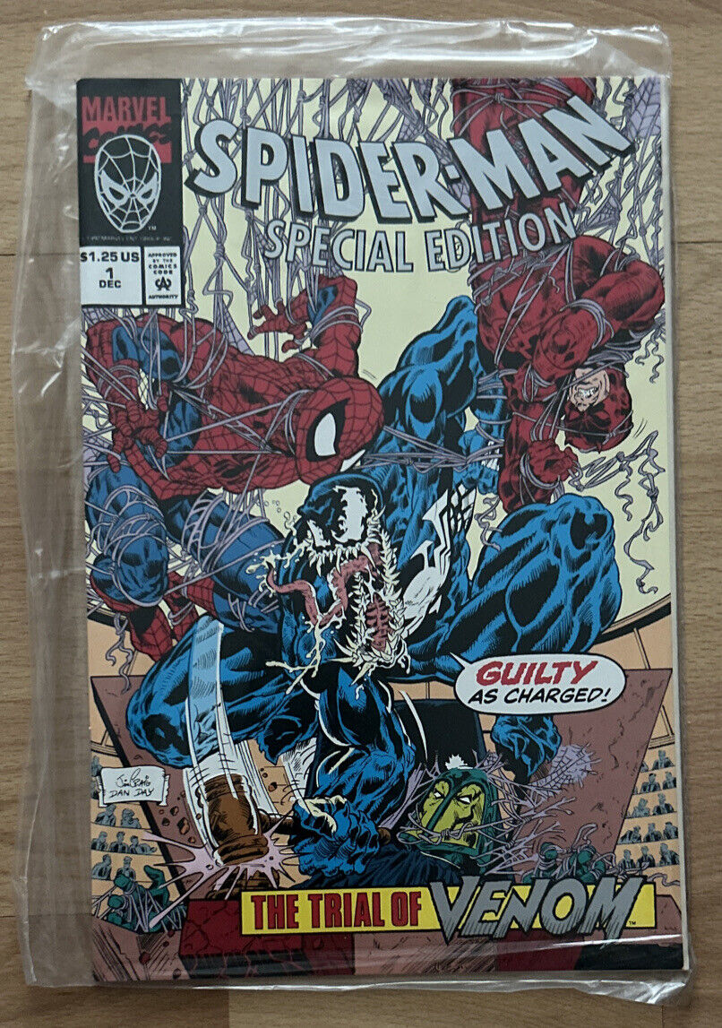 Spider-Man Special Trial of Venom UNICEF 1 Jim Craig Dan Day Cover Still In Bag