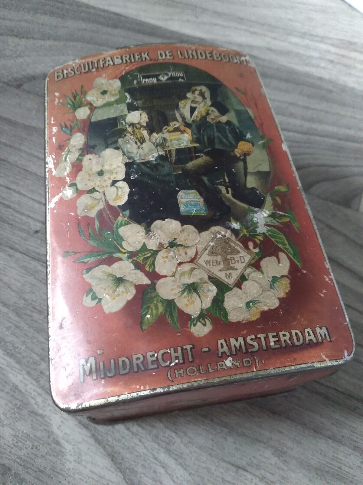 Vintage Holland Amsterdam Collectible Tin