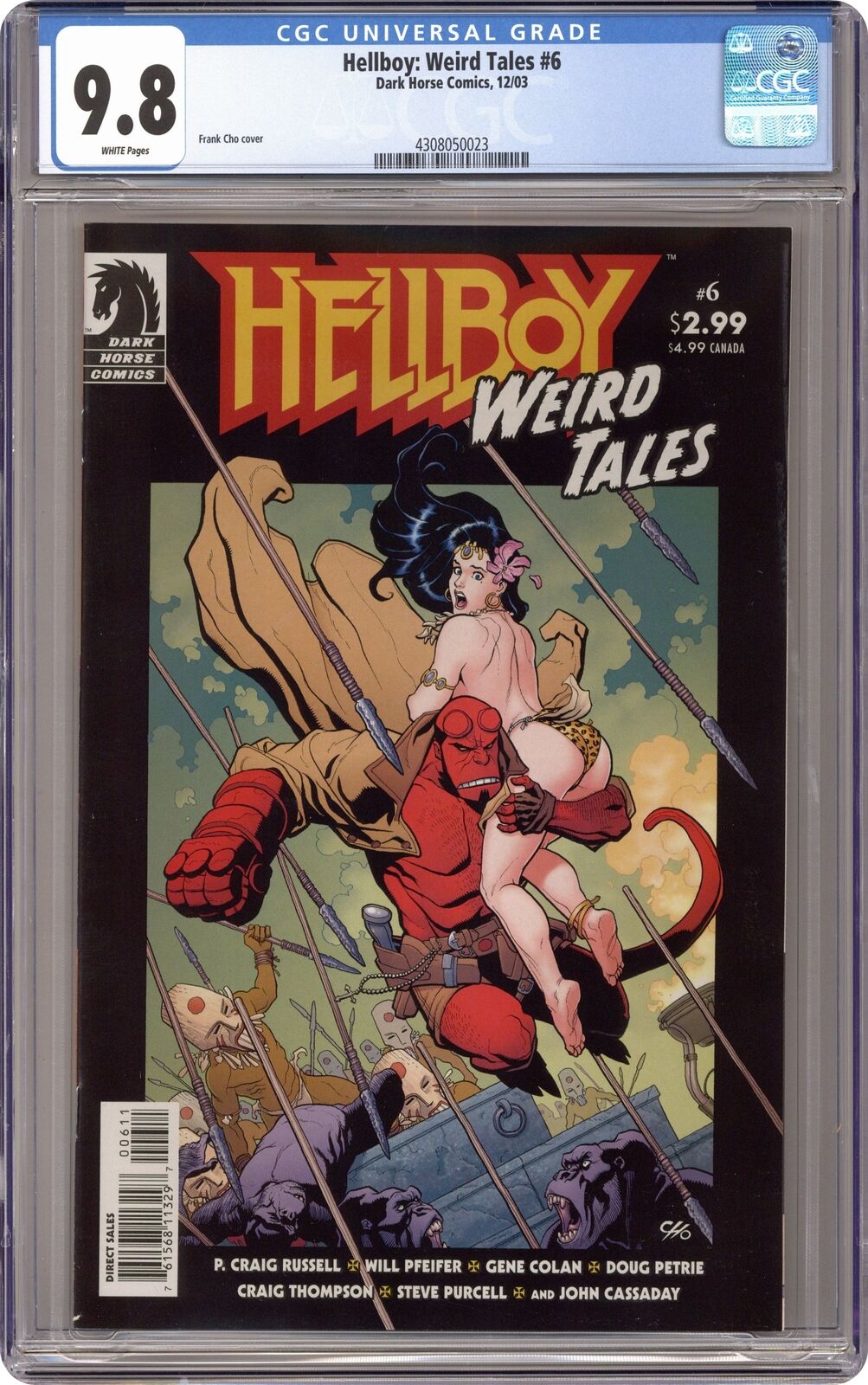 Hellboy Weird Tales #6 CGC 9.8 2003 4308050023