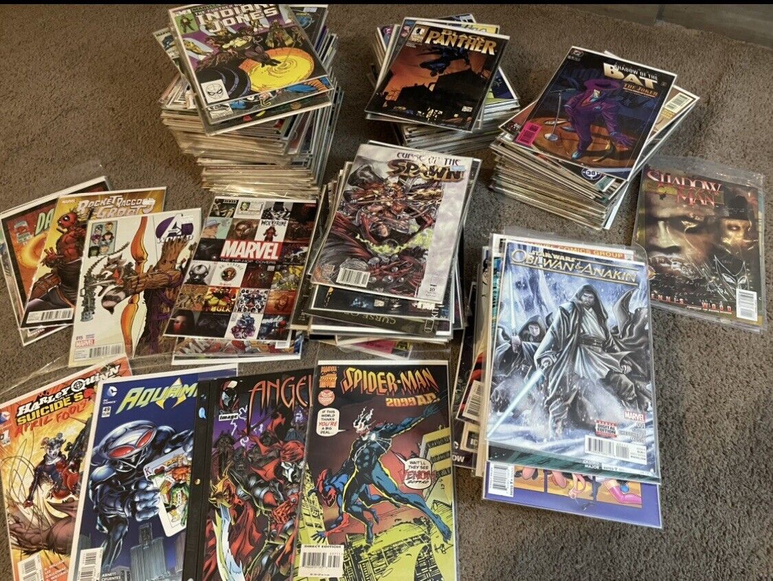 Comic Book  Lot Large Lot Marvel Dc Key Issues And Variants And More