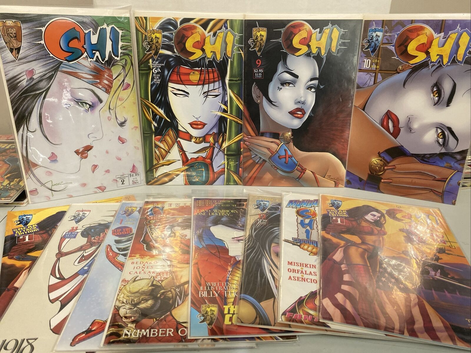Lot Of 12 Shi Comics See Photos For Issues And Conditions