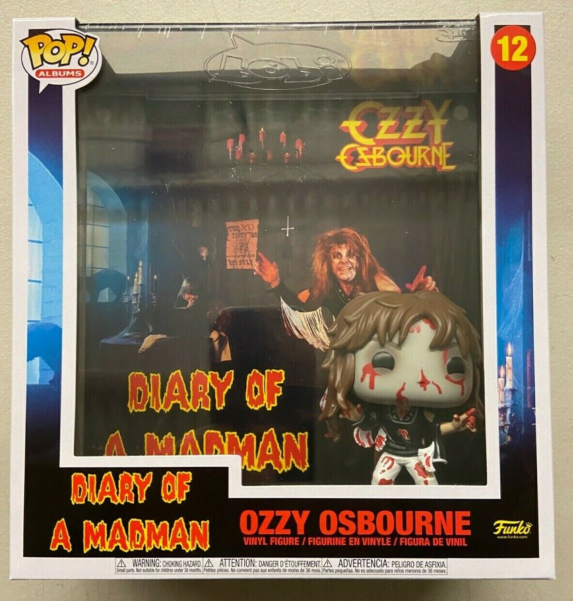Funko Pop Albums #12 Ozzy Osbourne Diary of a Madman MIB - In Hand
