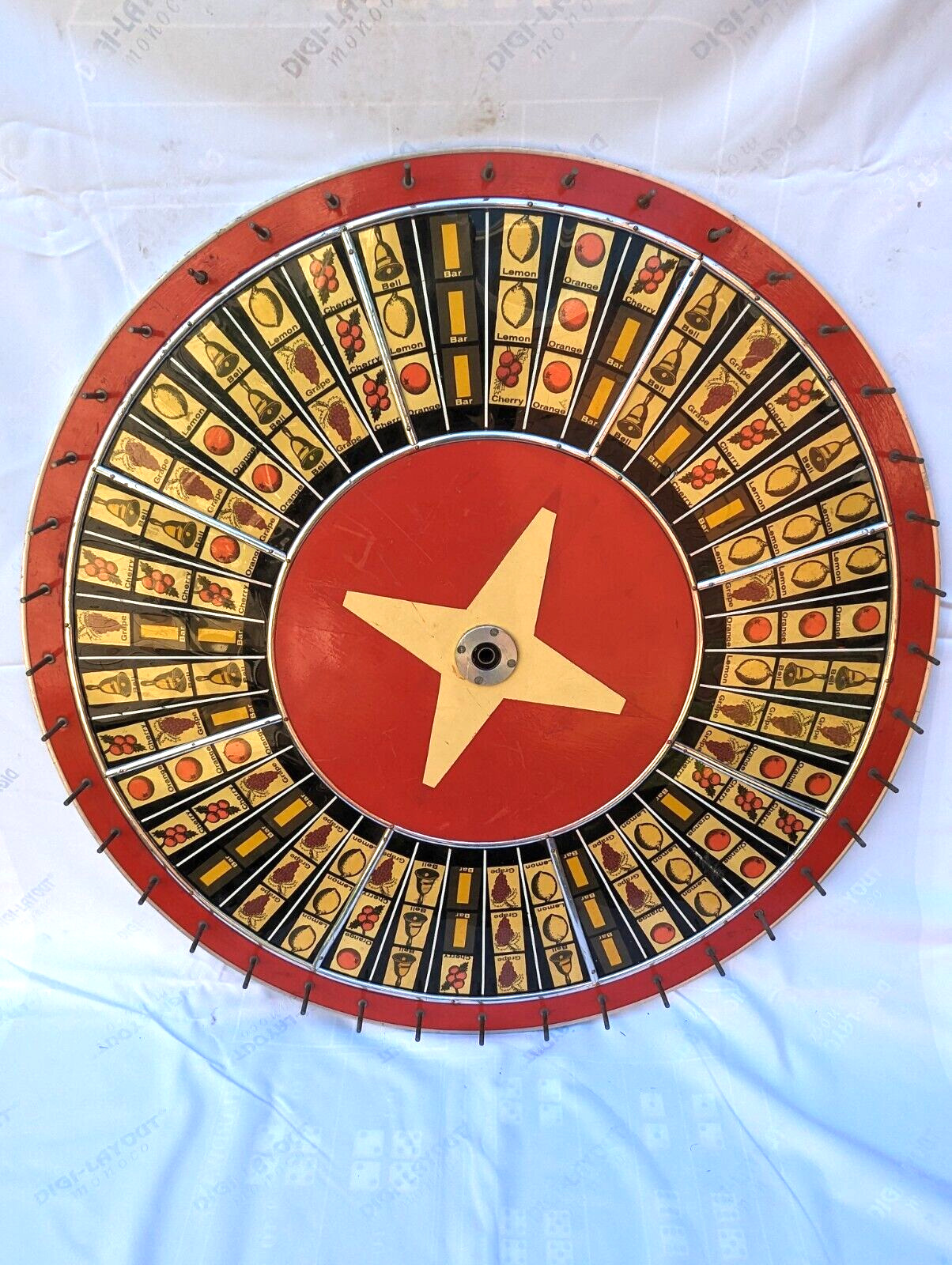 Vintage Carnival Gaming Wheel /  42