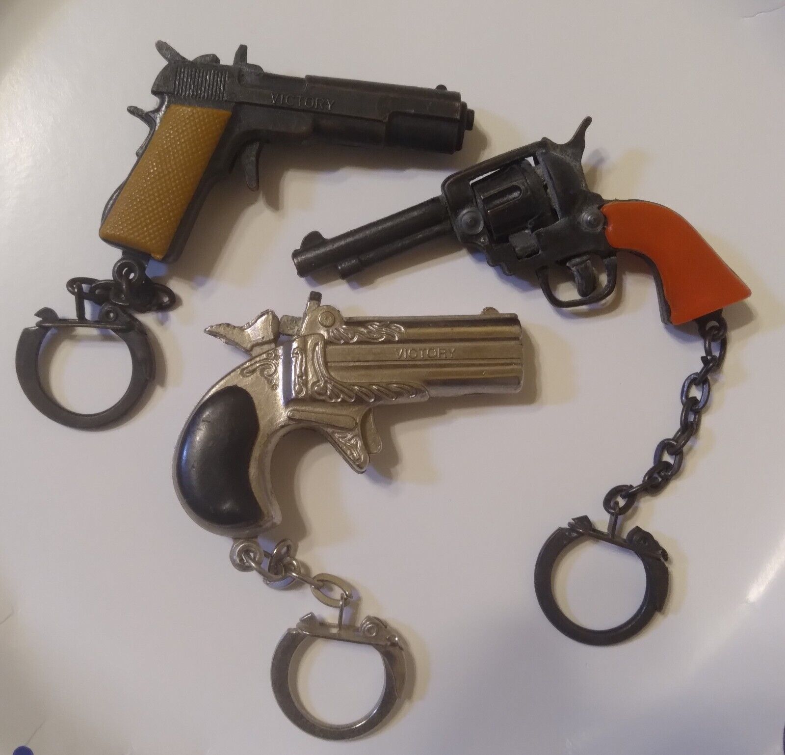 Vintage Victory Mini Keychain Cap Guns