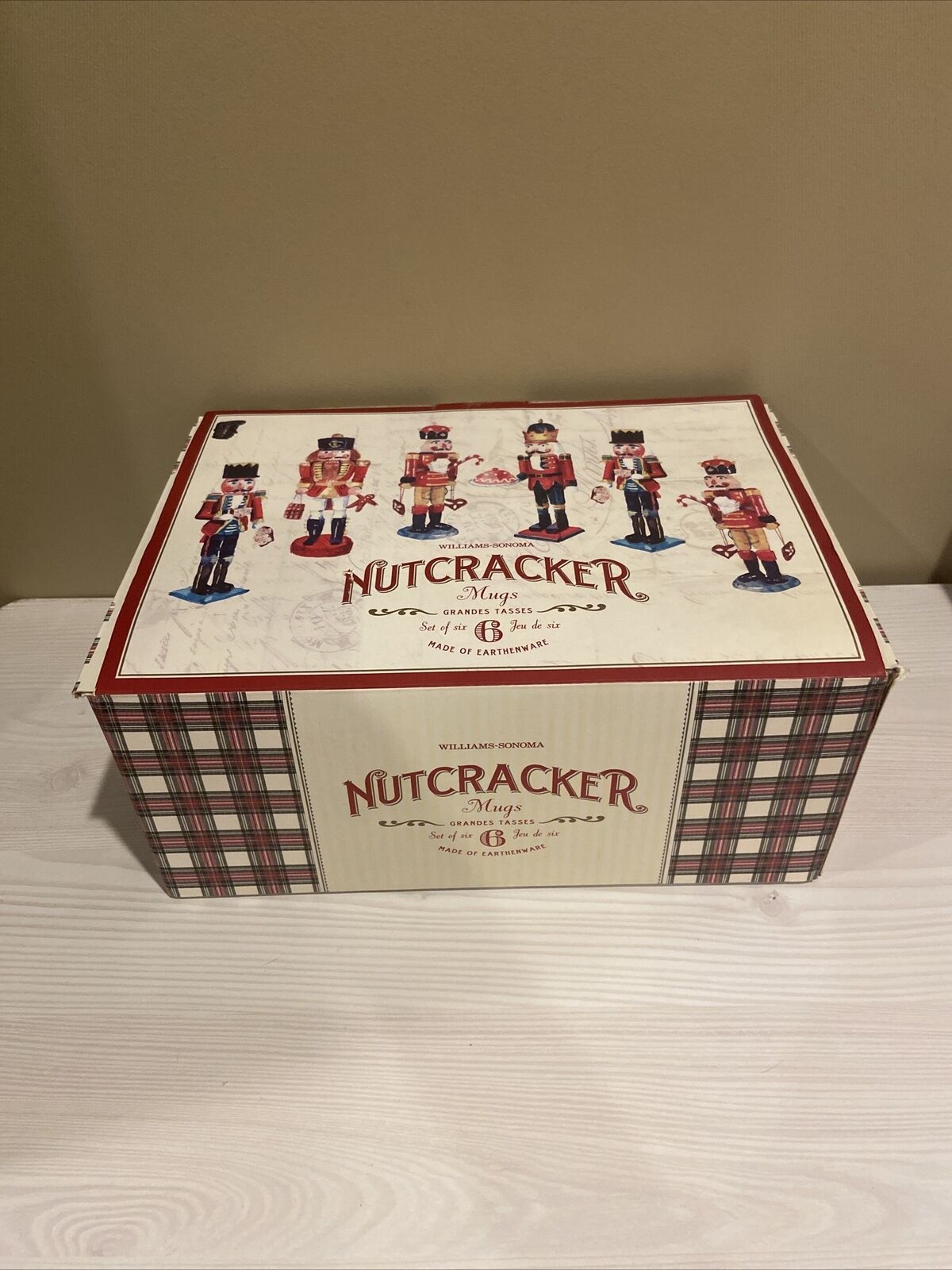 William-Sonoma Nutcracker Mugs - Set Of Six