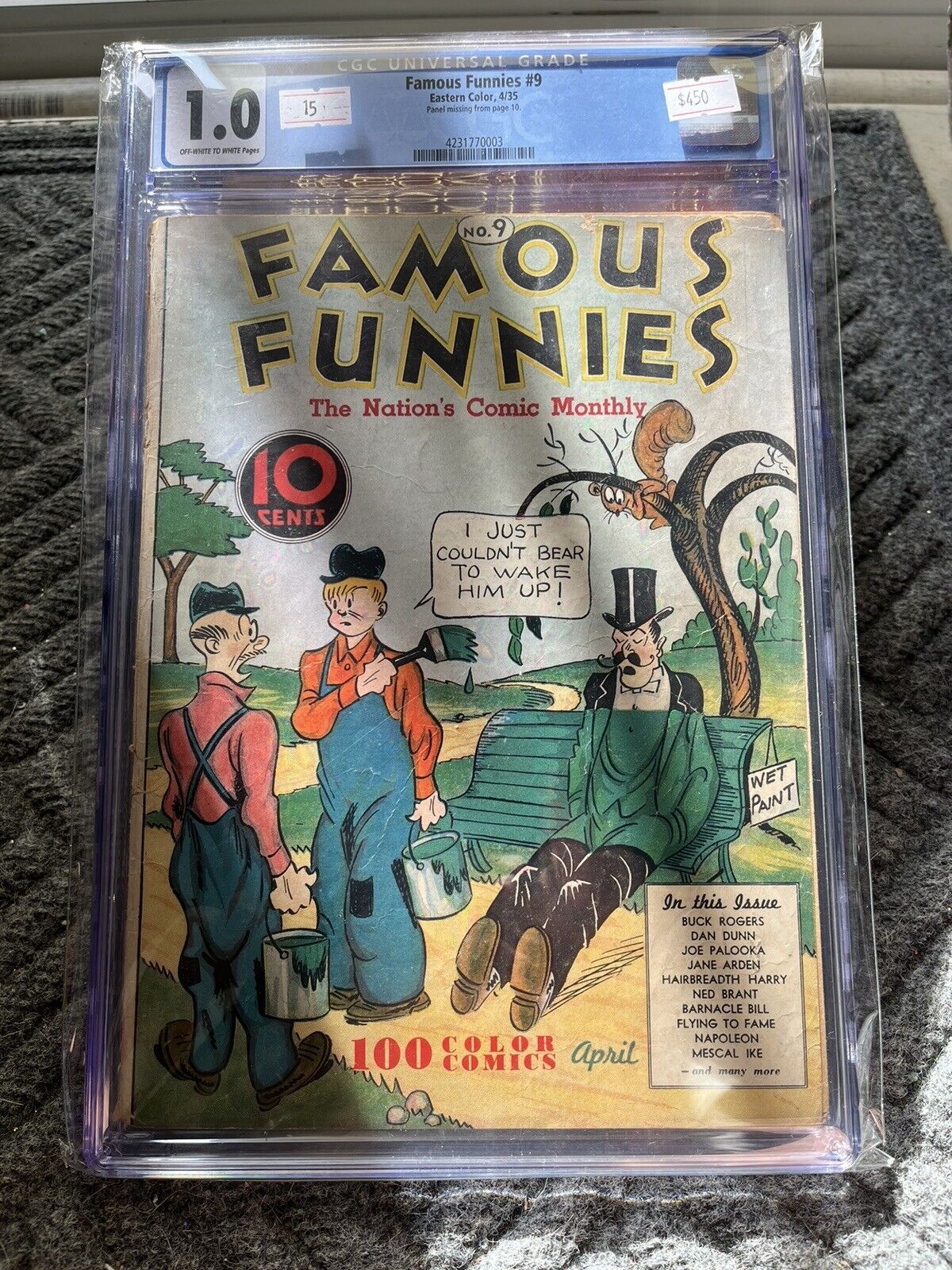 Famous Funnies 9 CGC 1935