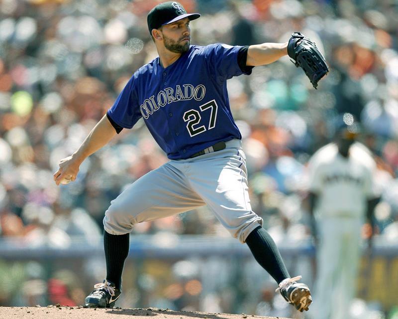 TYLER CHATWOOD Colorado Rockies 8X10 PHOTO PICTURE 22050701915