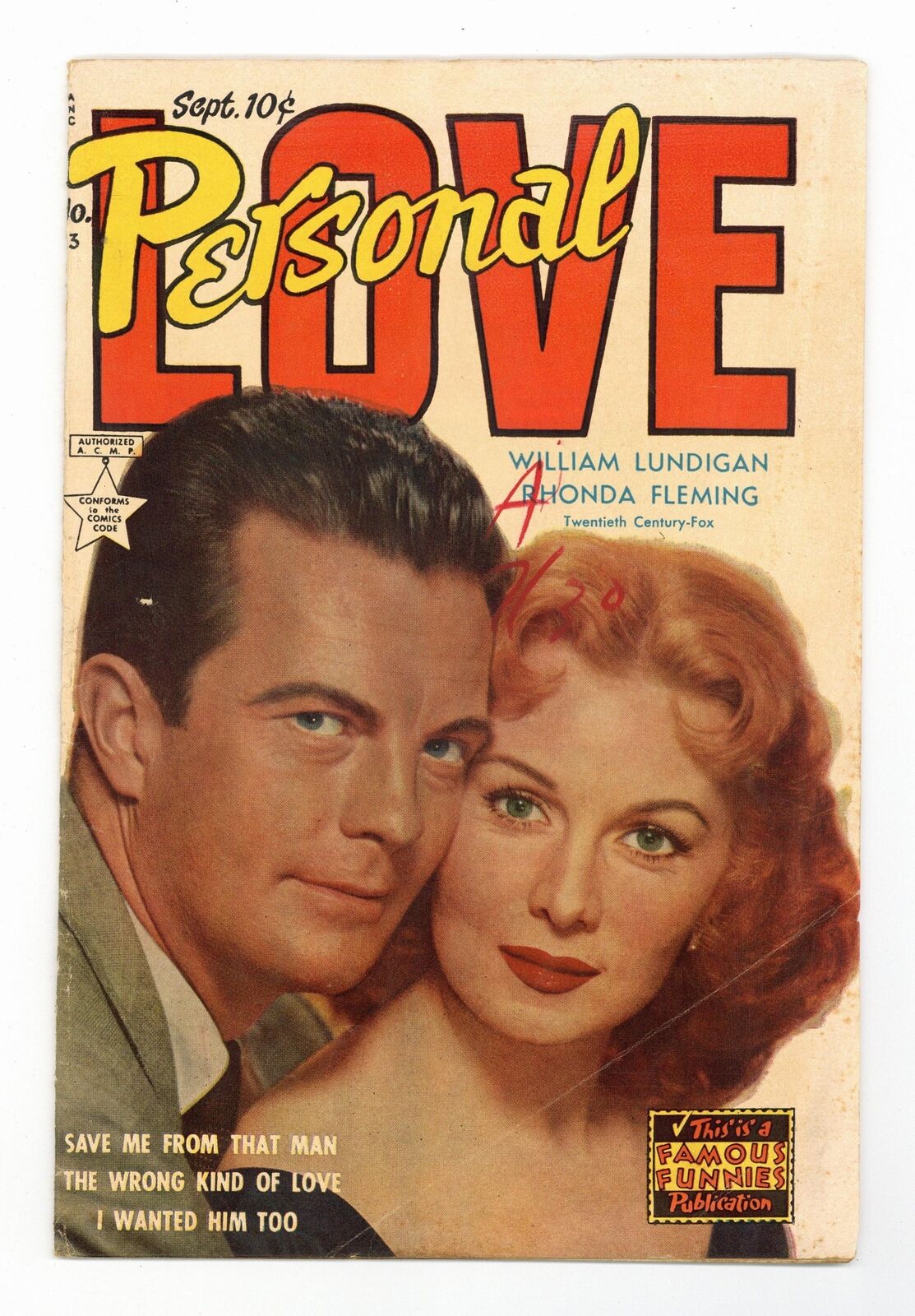Personal Love #23 GD/VG 3.0 1953