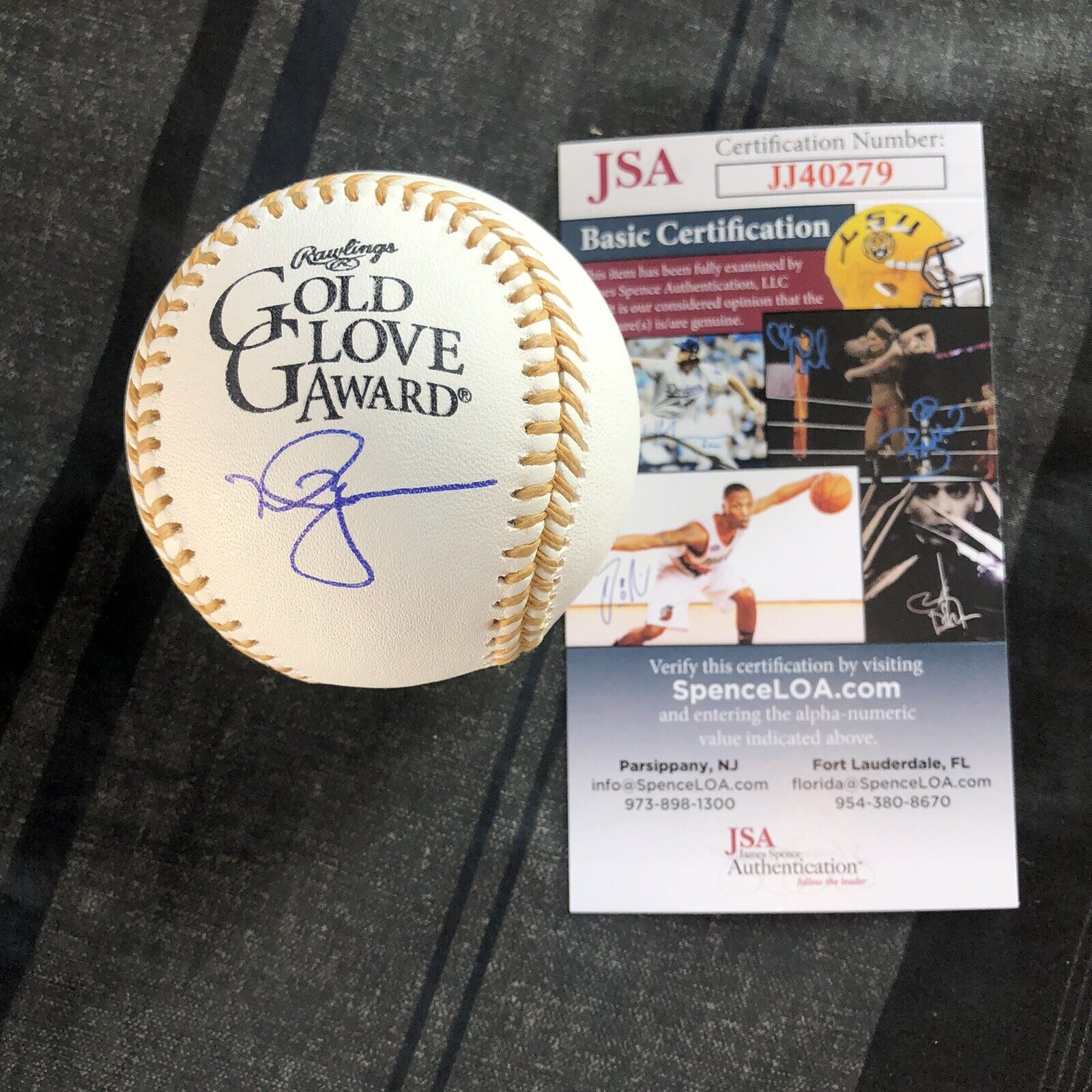 Mark McGwire Signed Gold Glove Baseball Autographed Cardinals A’s + JSA COA #2