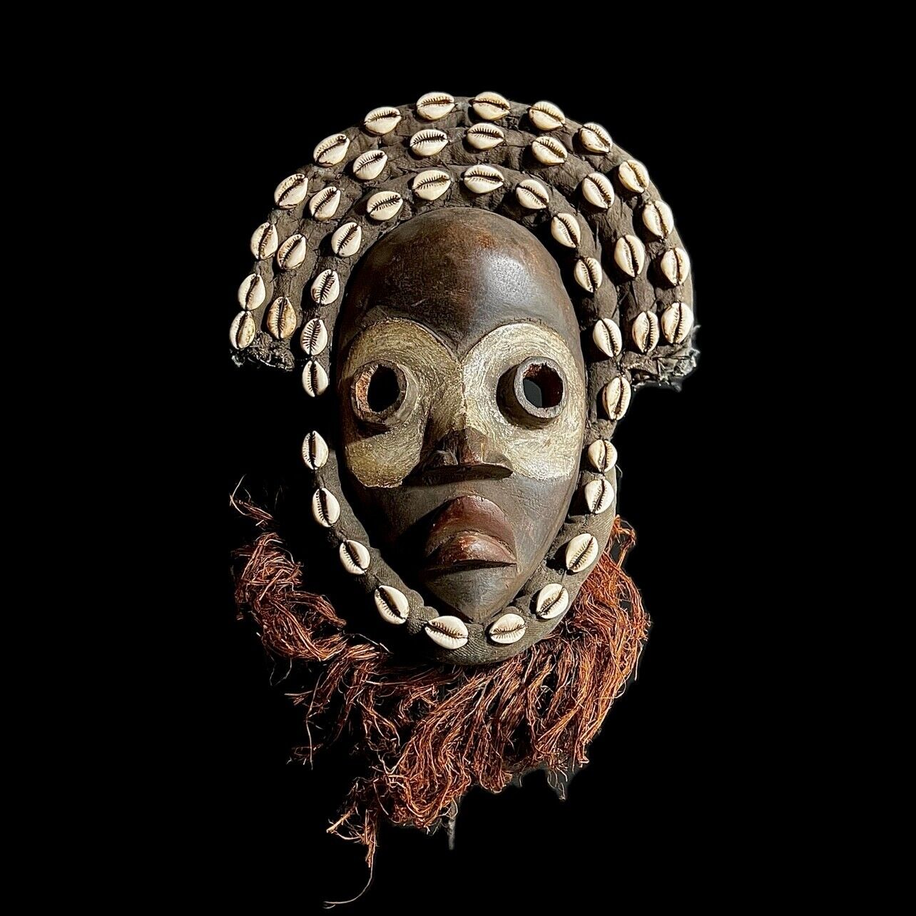 African Mask Wood Carving Tribal Mask Vintage Dan Kran Mask wood-G1389