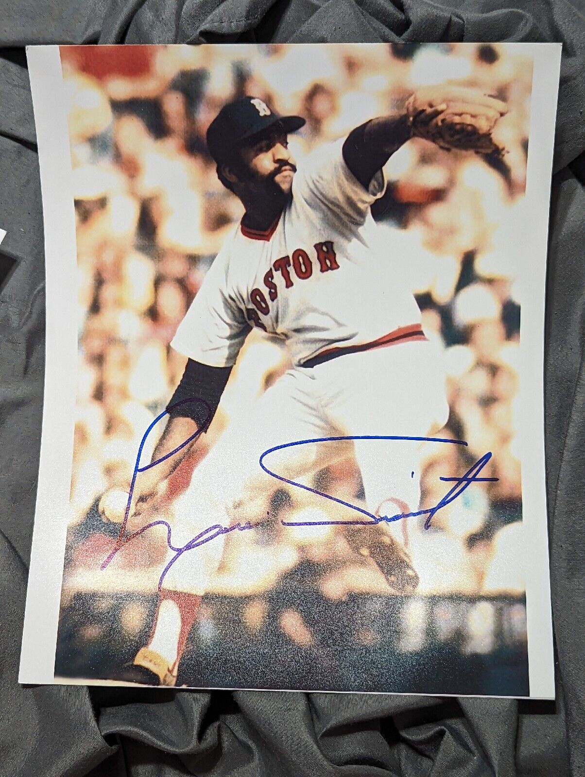 BOGO Autograph Signed Photos Luis Tiant Boston Red Sox 